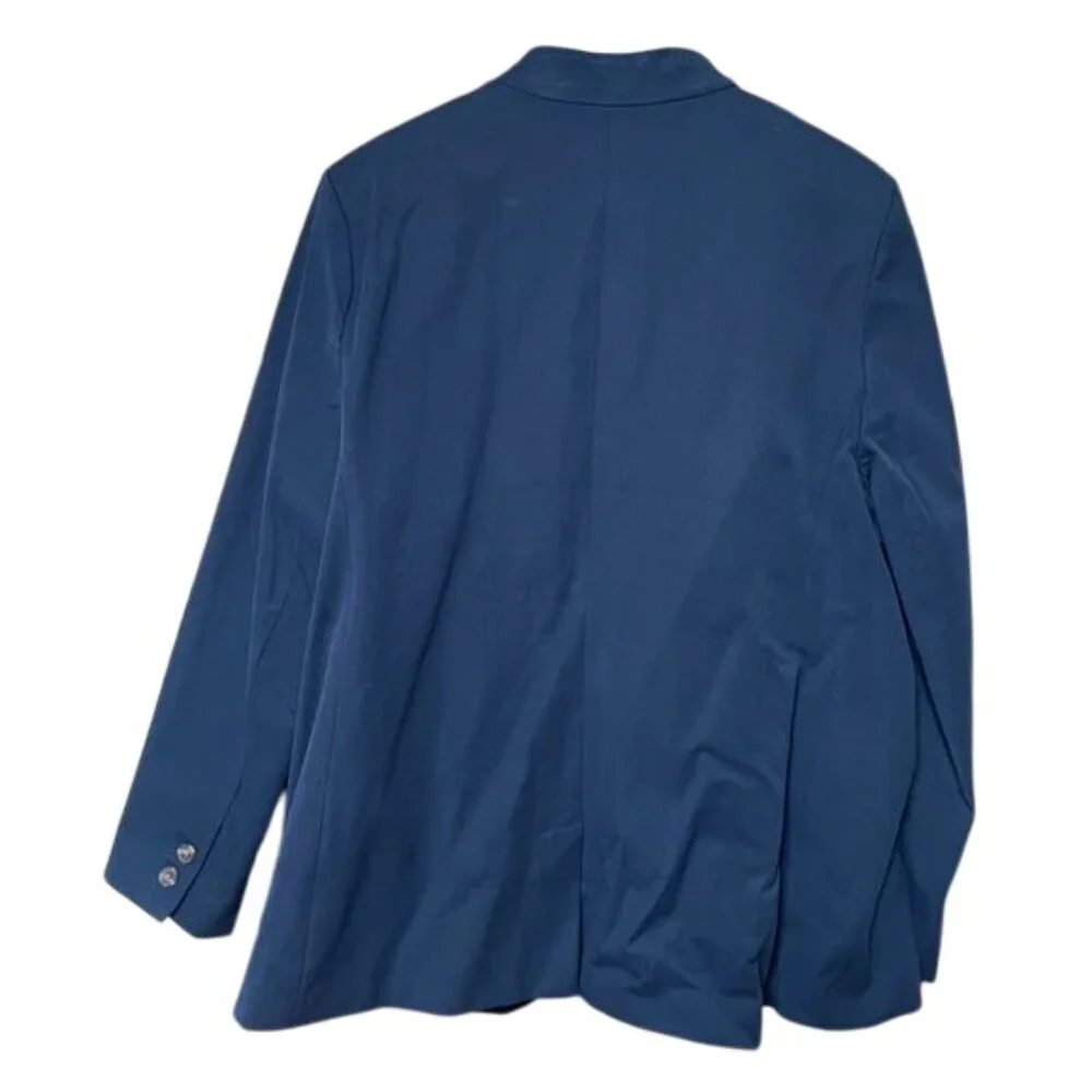 Old Navy Notched Collar Pixie Blazer Long Sleeve Business Jacket Blue XXL Tall - Picture 2 of 6